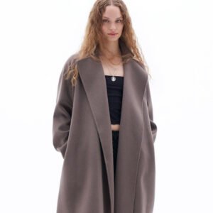 Oversized Wool Wrap Coat Jacket Calvin Klein - Image 2