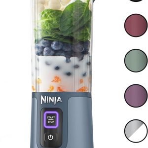 Ninja BC151BK Blast Portable Blender, Cordless, 18oz. Vessel, Personal Blender for Shakes & Smoothies, BPA Free, Leakproof Lid & Sip Spout, USB-C Rechargeable, Dishwasher Safe Parts - Knapdirect