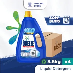 [Bundle of 4] Breeze Liquid Detergent 3.6kg Carton Sale - Knapdirect